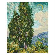 DIAMOND DOTZ - Cypresses (Apres Van Gough) - 62.5 x 50.5cm